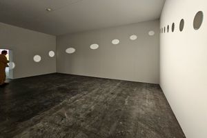 [Nancy Holt][0], _Mirrors of Light I_ (1974). Art Basel Unlimited 2023 (15–18 June 2023). Courtesy Ocula. Photo: Charlie Hui, Viswerk.


[0]: https://ocula.com/artists/nancy-holt/